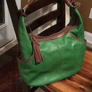 Gorgeous Tignanello leather hobo